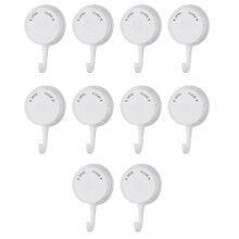 10pcs Vacuum Suction Hooks - Strong Shower Suction Hooks for Easy Storage and Organization