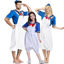 (XL, kids) Halloween Costume Donald Duck Combo Performance Costume Parent-child Costume Role Play SHJ