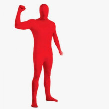 (XXL, Red) Woman Mens Full Body Suit Halloween Costumes for Adults Child Perfect for Halloween Stage Performances and Parties