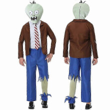 (M, aldult) New Halloween plant zombie cosplay game role-playing zombie costume