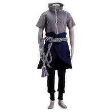 (Children 120, Zipper style) Naruto Uchiha Sasuke cosplay Halloween anime performance costume