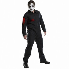 (2XL) Men's Band Cosplay Jumpsuit for Halloween Performances and Costume Parties