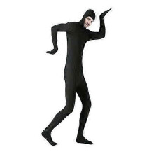 (XL, Black) New 50% Costume Full Body Suit Invisible Halloween Christmas Off-adult Men Women Spandex
