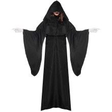 (M, Ladies) S-Xl Halloween Costume Men's Death Wizard Zombie Costume Adult Masquerade Cosplay Zombie Costume