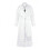 (M, White) Solid Pastor Cos Costume Halloween Priest Medieval Retro Cosplay Costume 2