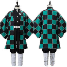 (S) Adults Children'S Anime Demon Killer Mutsuki No Eight Leaves God Ado Tanjiro Cosplay Costume Kimono Cloak Set Halloween