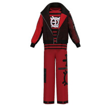 (2XL, Victor set 1) Victor Eddy Halloween Stage Costume Cosplay Outfit Sport Style Color Block