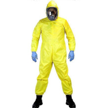 (160cm) Halloween Cosplay Costume For Men Teens – Breaking Bad 3-piece Meth Cook Outfit, One Size_stykj
