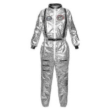 (XL, men silver) Astronaut Costume Men Halloween Costume For Women Jumpsuits Astronaut Suit Adult Cosplay Costumes_stykj