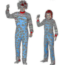 (XL, Kids) 2023 Unisex Men Adult Seed Of Chucky Costume Child Chucky Halloween Costume 2025