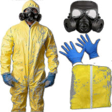 (190cm) 3-Piece Meth Cook Costume, Halloween Breaking Bad Cosplay nCostumes for Men & Teens, One Size Fits A