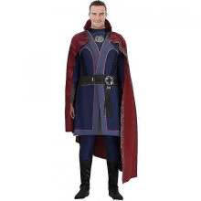 (170) Doctor Strange Deluxe Costume Men's Avengers Marvel Superhero Cosplay Outfits Halloween Carnival Party Dress Up Full Set