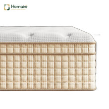 HOMAIRE 26CM Spring Hybrid Mattress White Gold