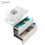 HOMAIRE White LED Nightstand with 2 Drawers 1