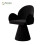HOMAIRE Black Rotatable Makeup Stool 1