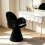 HOMAIRE Black Rotatable Makeup Stool 3