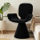 HOMAIRE Black 360 Swivel Dressing Stool 5