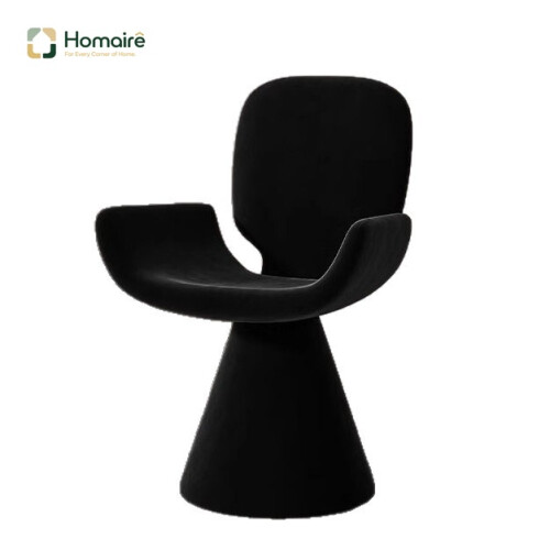 HOMAIRE Black 360 Swivel Dressing Stool