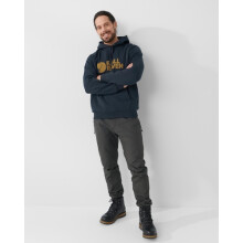 (L, Grey) Fjallraven Hoodie in Grey