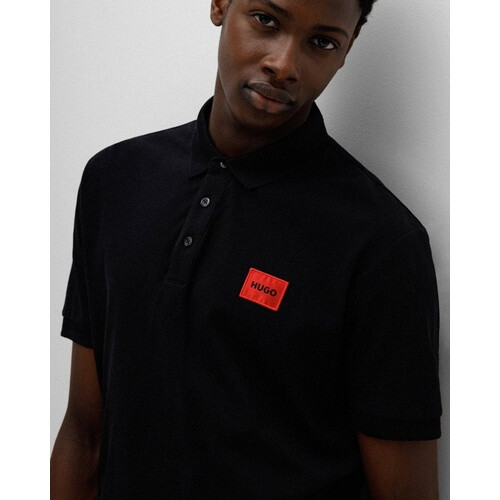 Hugo Boss (M, Black) Hugo Polo Shirt  in Black 2