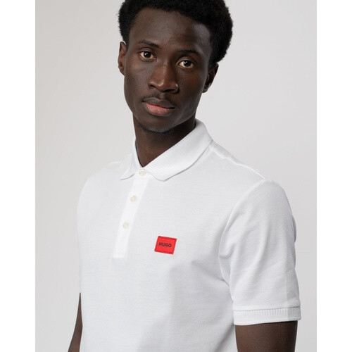 Hugo Boss (L, White) Hugo Polo Shirt  in White 2