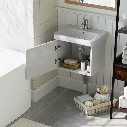 Living And Home Bathroom Vanity with Integrated Basin 1