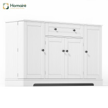 HOMAIRE 138cm White Kitchen Sideboard Cabinet