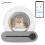 HOMAIRE 65L Self-Cleaning White Cat Litter Box 1