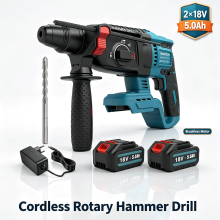 18V Cordless Electric Impact Hammer with 2 18V Batteries