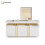 HOMAIRE 55'' White & Gold Buffet Cabinet 1