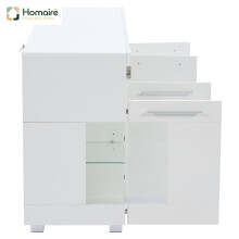 HOMAIRE White High Gloss Sideboard 140x40x70cm