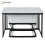 HOMAIRE Nesting Coffee Tables White Black Set 1