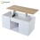 HOMAIRE White Height-Adjustable Coffee Table 1