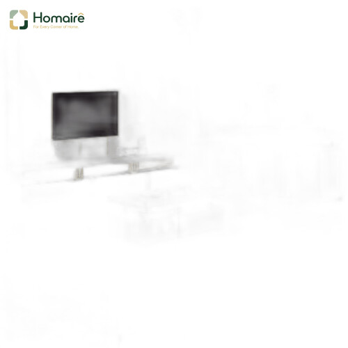 HOMAIRE White Gold TV Stand & Coffee Table Set