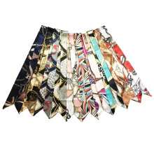 Aochi 10Pcs Fashion Bag Twilly Handbag Handle Ribbon Scarf Package Band Hair Head