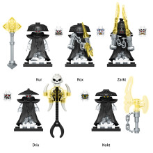 5PCS Ninjago Zarkt Building Block Toy Figure Fit Lego