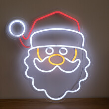 35cm Santa Light Up Christmas Decoration USB LED Sign