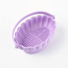 3 In 1 Silicone Makeup Brush Cleaner Bowl With Brush Holder Pink