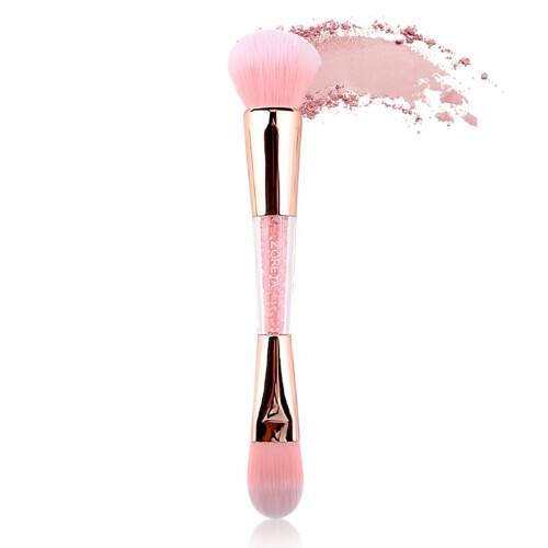 Multibrite Foundation Makeup Brush Dual-Ended Puder- und Blush-Pinsel