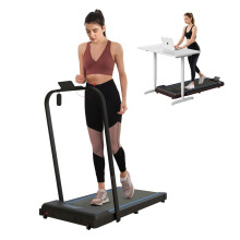 2.5HP Walking Pad, 1-6km/h Folding Treadmill with Remote Control and LED Display for Home Gym Office, Blue