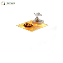 HOMAIRE White Coffee Table 70x70cm with LED