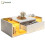 HOMAIRE White LED Coffee Table with Drawer 1