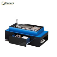 HOMAIRE Lift-Top Coffee Table Black 96x45x40cm