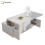 HOMAIRE Lift Up Coffee Table White 100x50cm 1