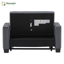 HOMAIRE 2 Seater Grey Fabric Sofa Bed