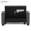 HOMAIRE 2 Seater Grey Fabric Sofa Bed 1