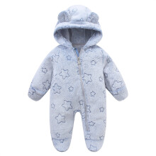 (F, 12M) Weiche Neugeborenen Baby Kleidung Flanell Herbst Winter Baby Jungen Mädchen Overall Cartoon Neugeborenen Body Warme Strampler für