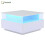 HOMAIRE White LED Coffee Table with Storage 1