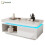 HOMAIRE White LED Coffee Table with Drawer 1