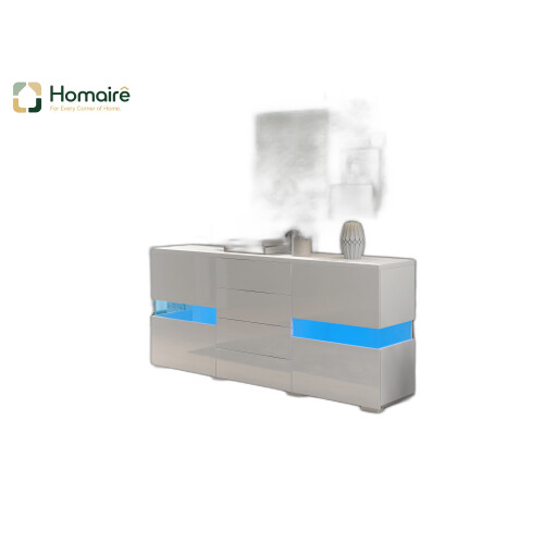 HOMAIRE White LED Sideboard Cabinet 140x72x35cm